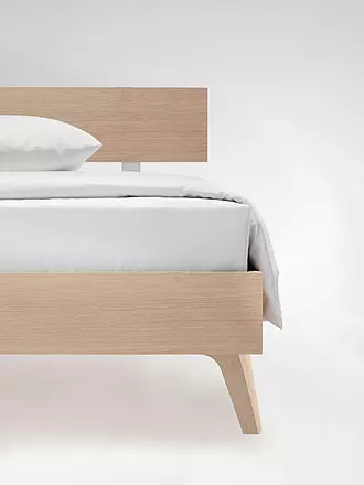 FLEURESSE | Drap-housse en satin Royal Uni 180x200cm Blanc | weiss